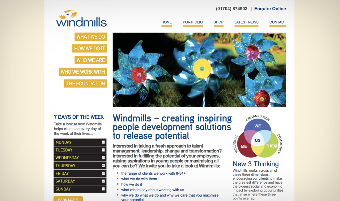 Windmills-Website-Design
